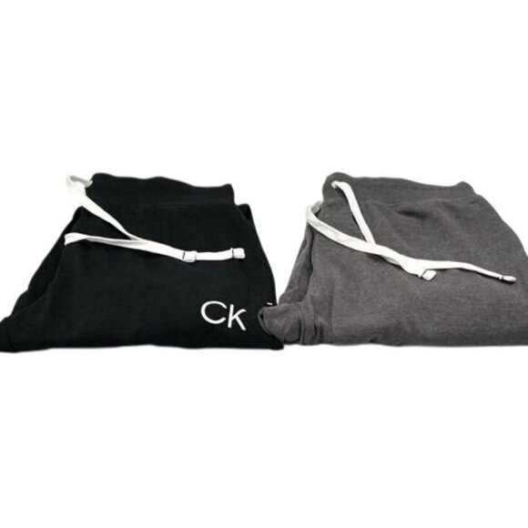 Calvin Klein Sm Women 2 Pack Pants French Terry Iconic CK Logo Jogger Sweatpants - Picture 4 of 7